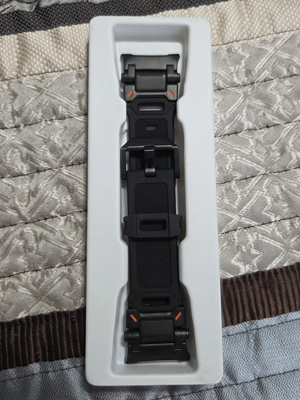 Samsung Galaxy Watch Ultra Black Silicone Sport Band 47mm Replacement Strap